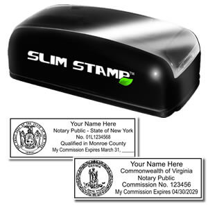 West Virginia Notary Public Stamp, Business Name